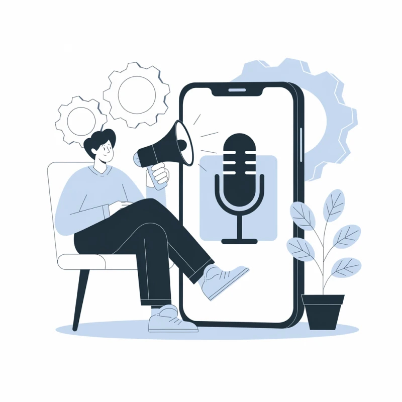 Illustratie van de Transmonkey audiovertaler