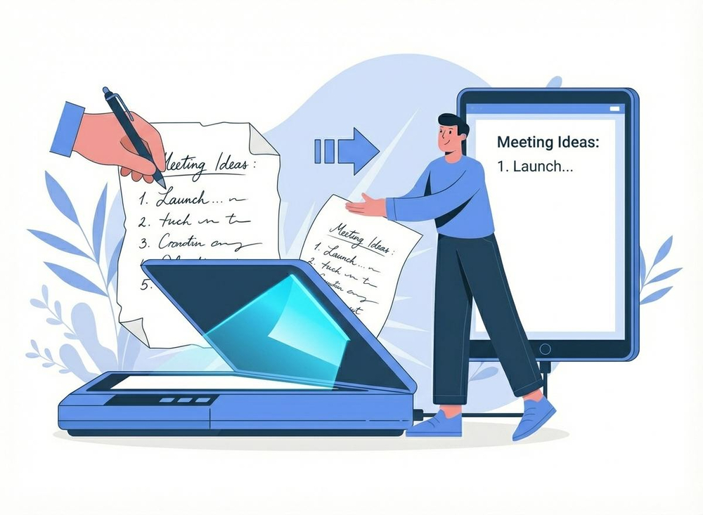 Transmonkey handwritten translator illustration