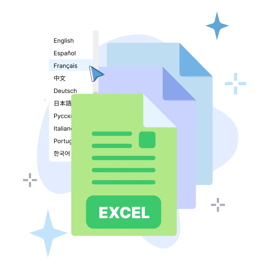 Traducción precisa de hojas de cálculo con IA