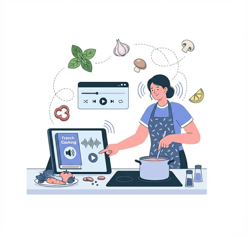 Transmonkey text to speech generator illustration