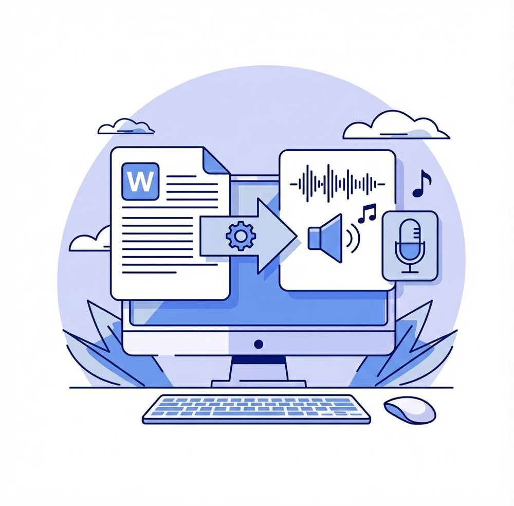 Transmonkey text to speech generator illustration