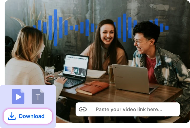 Imagen del traductor de video IA de Transmonkey traduciendo sin esfuerzo