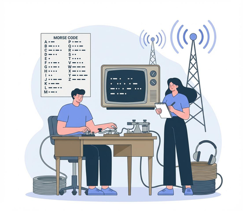 Image showing Transmonkey Instant Text to Morse Code Conversion
