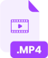 mp4 file supported