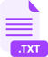 txt file supported