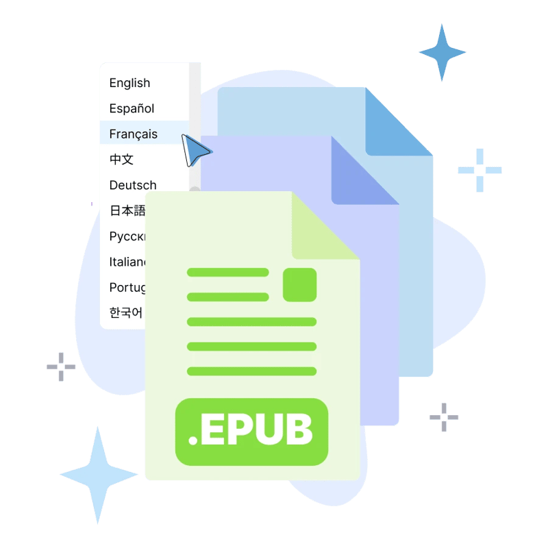 תמוך בתרגום רב לשוני של EPUB